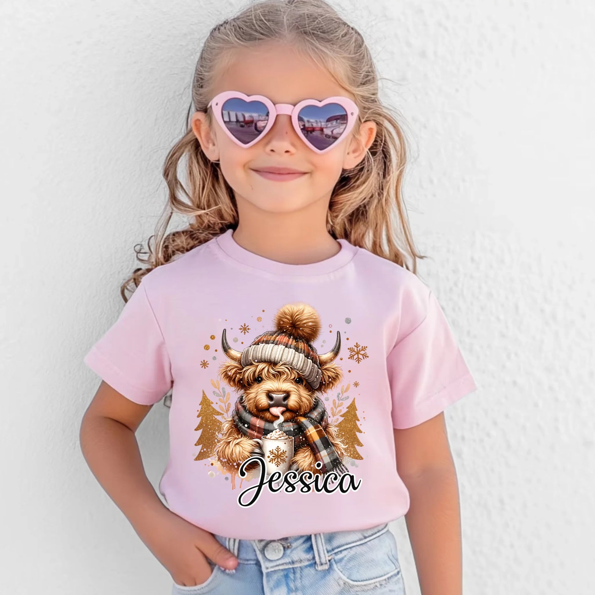 Toddler Cotton T-Shirt-Light Pink