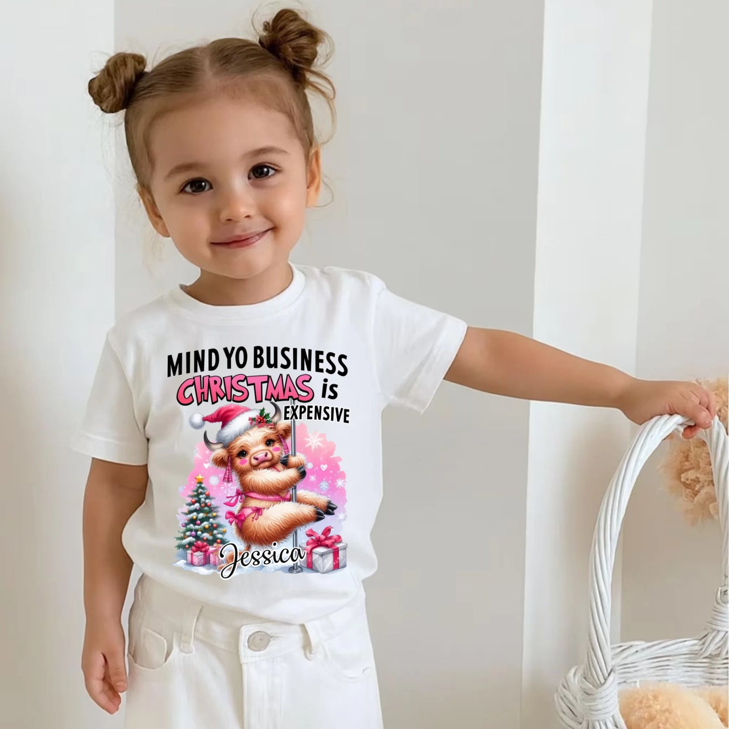 Toddler Cotton T-Shirt-White