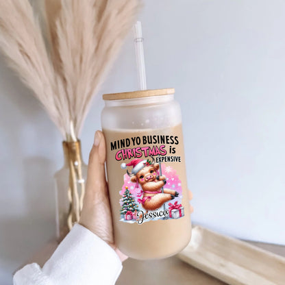 Frosted Glass Can -9