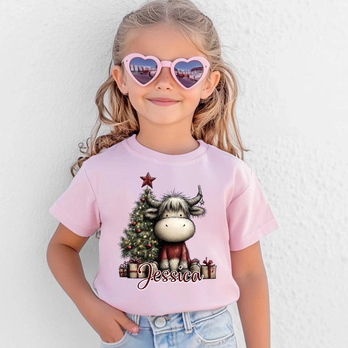 Toddler Cotton T-Shirt-Light Pink