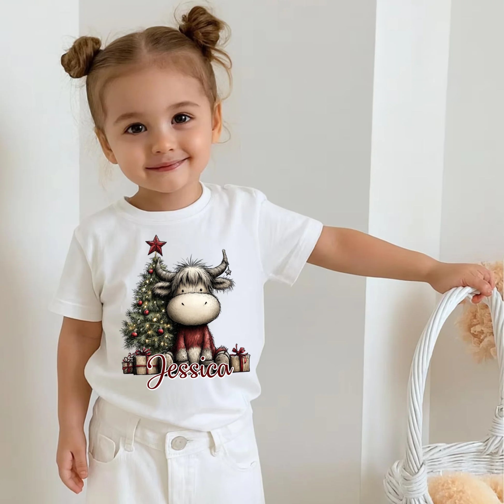 Toddler Cotton T-Shirt-White