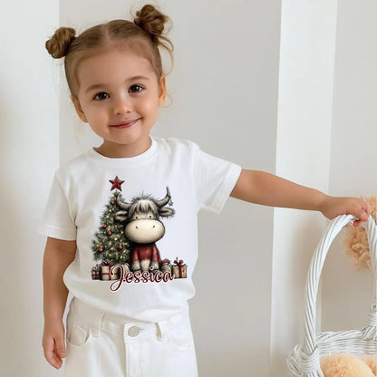 Toddler Cotton T-Shirt-White