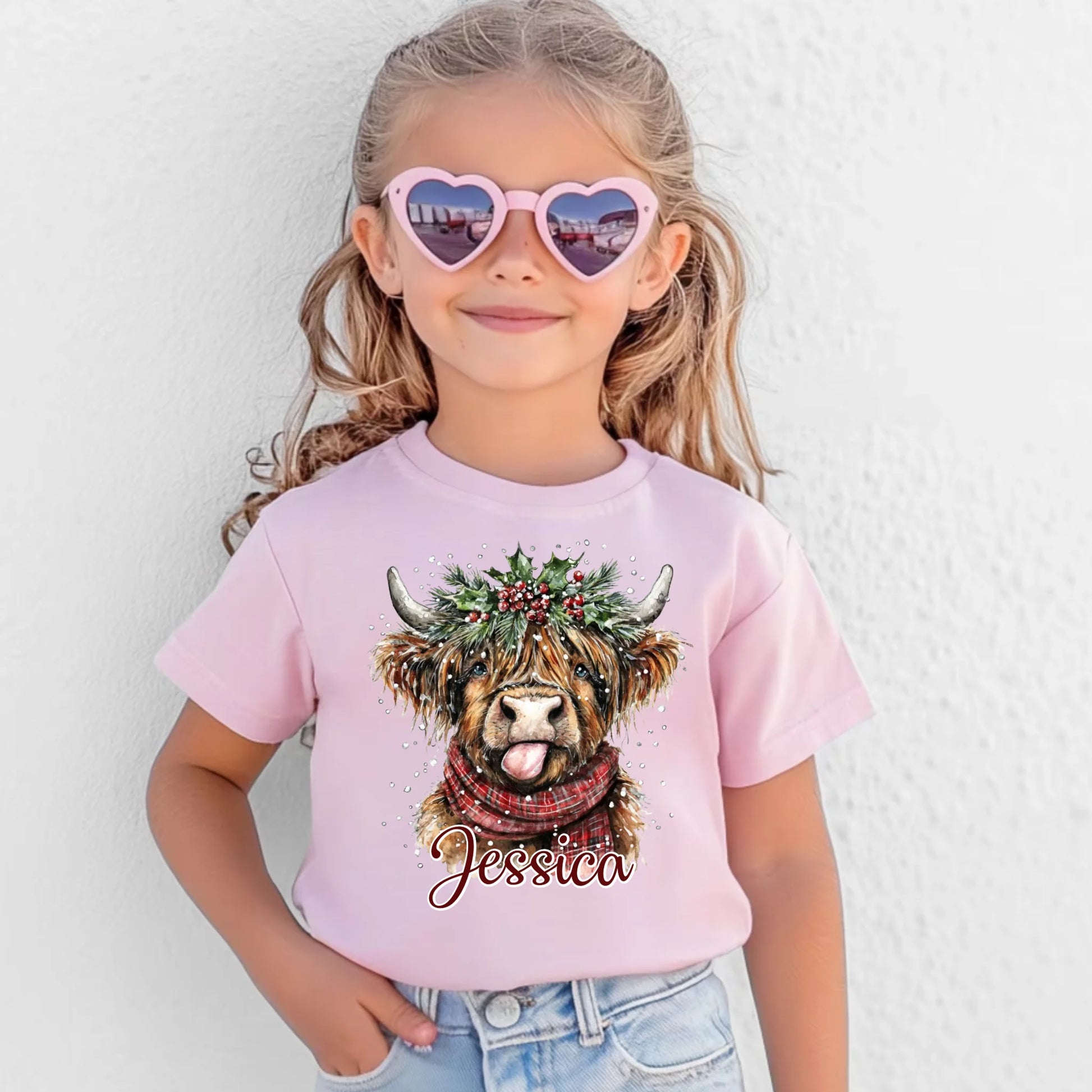 Toddler Cotton T-Shirt-Light Pink