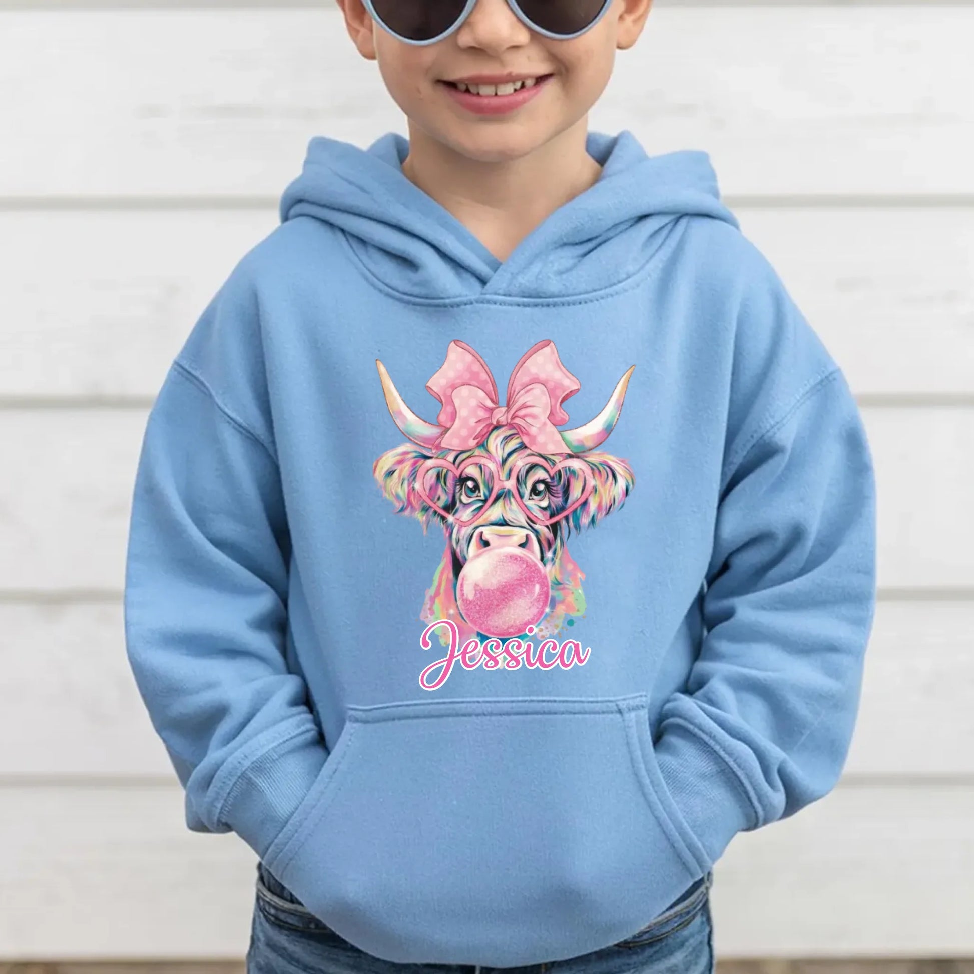 Light Blue Kid Hoodie