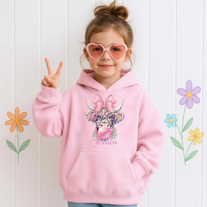 Light Pink Hoodie Kids-3