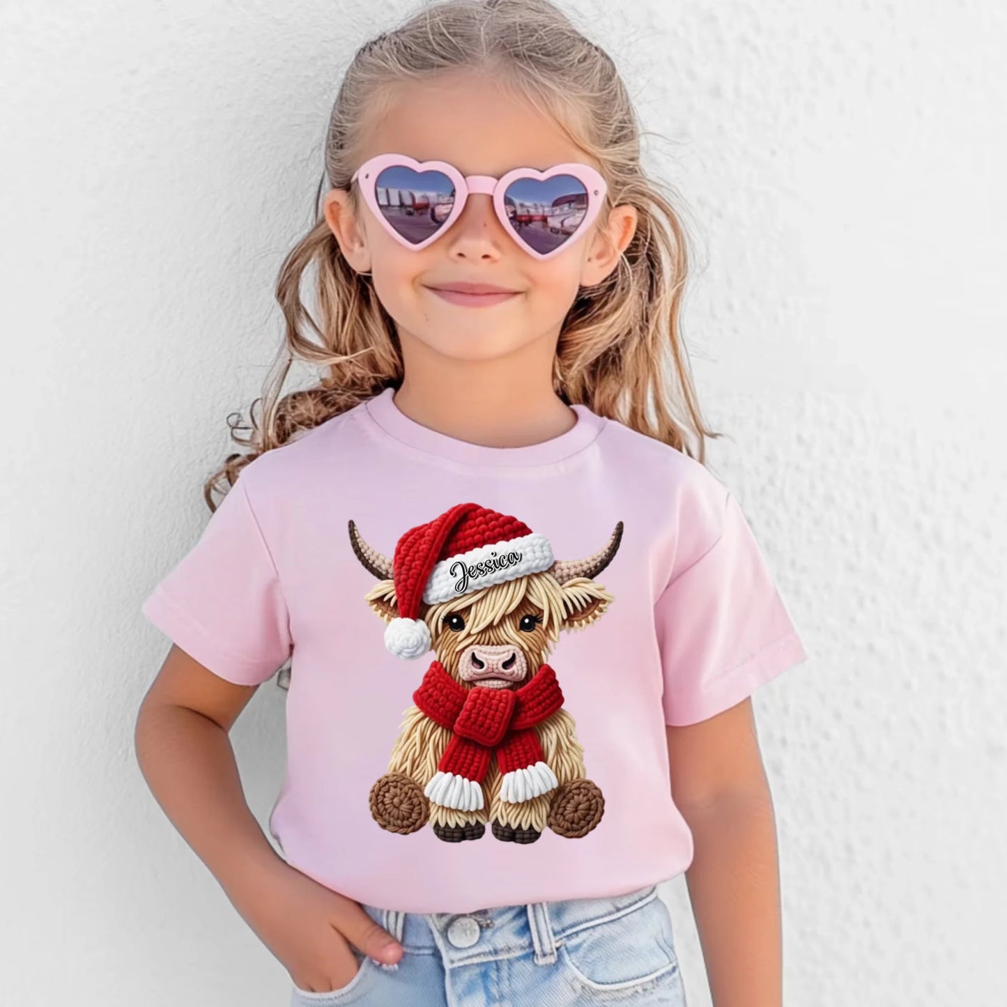 Toddler Cotton T-Shirt-Light Pink