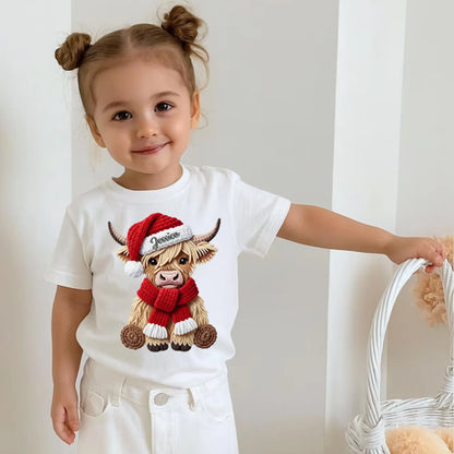 Toddler Cotton T-Shirt-White