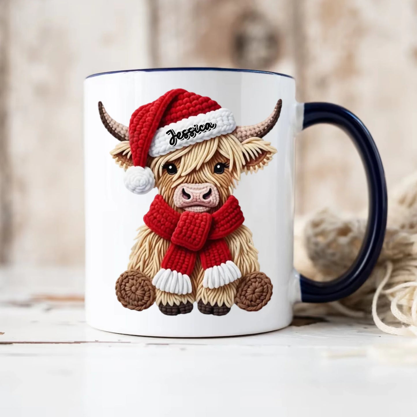 Dark Navy-Accent-Mug