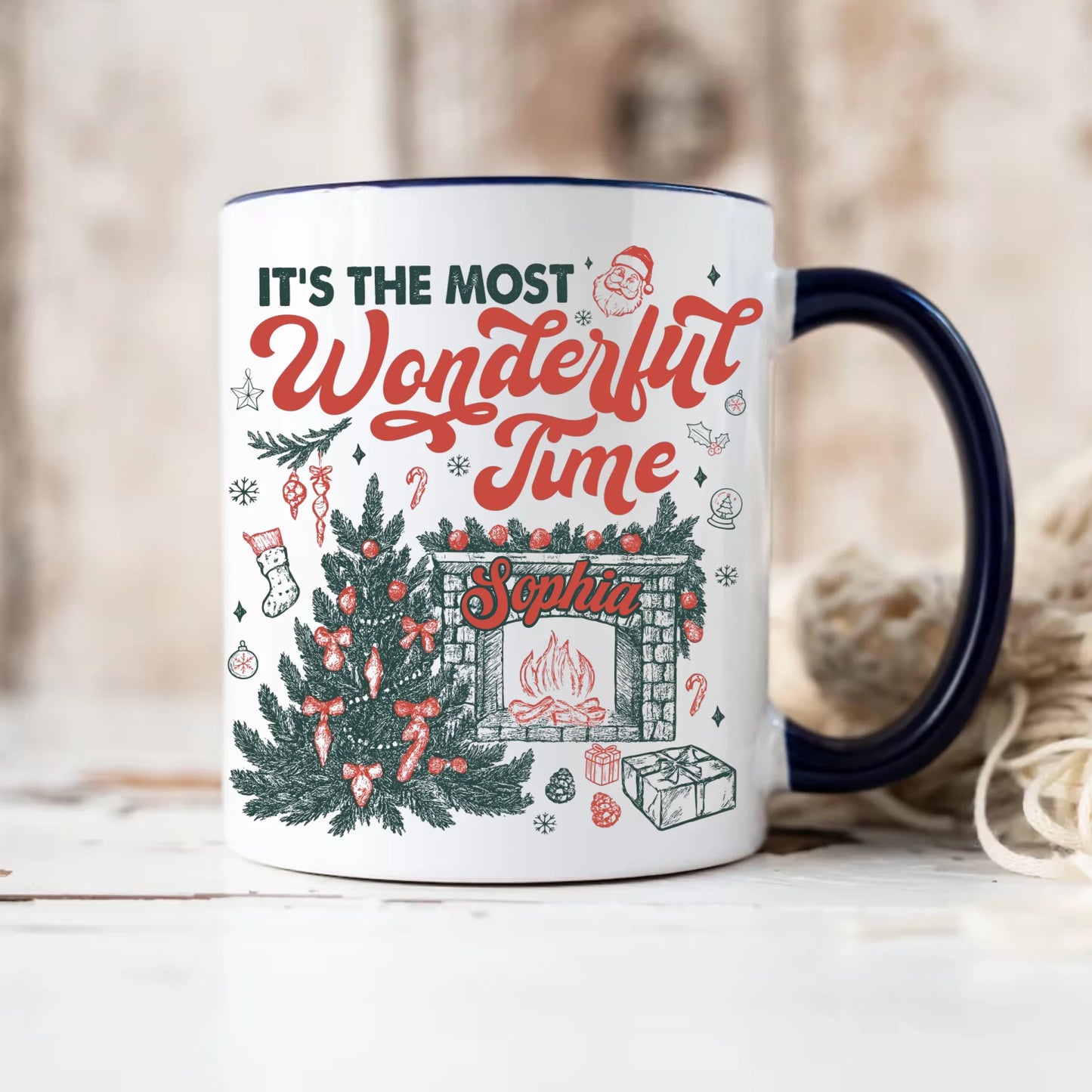 Dark Navy-Accent-Mug