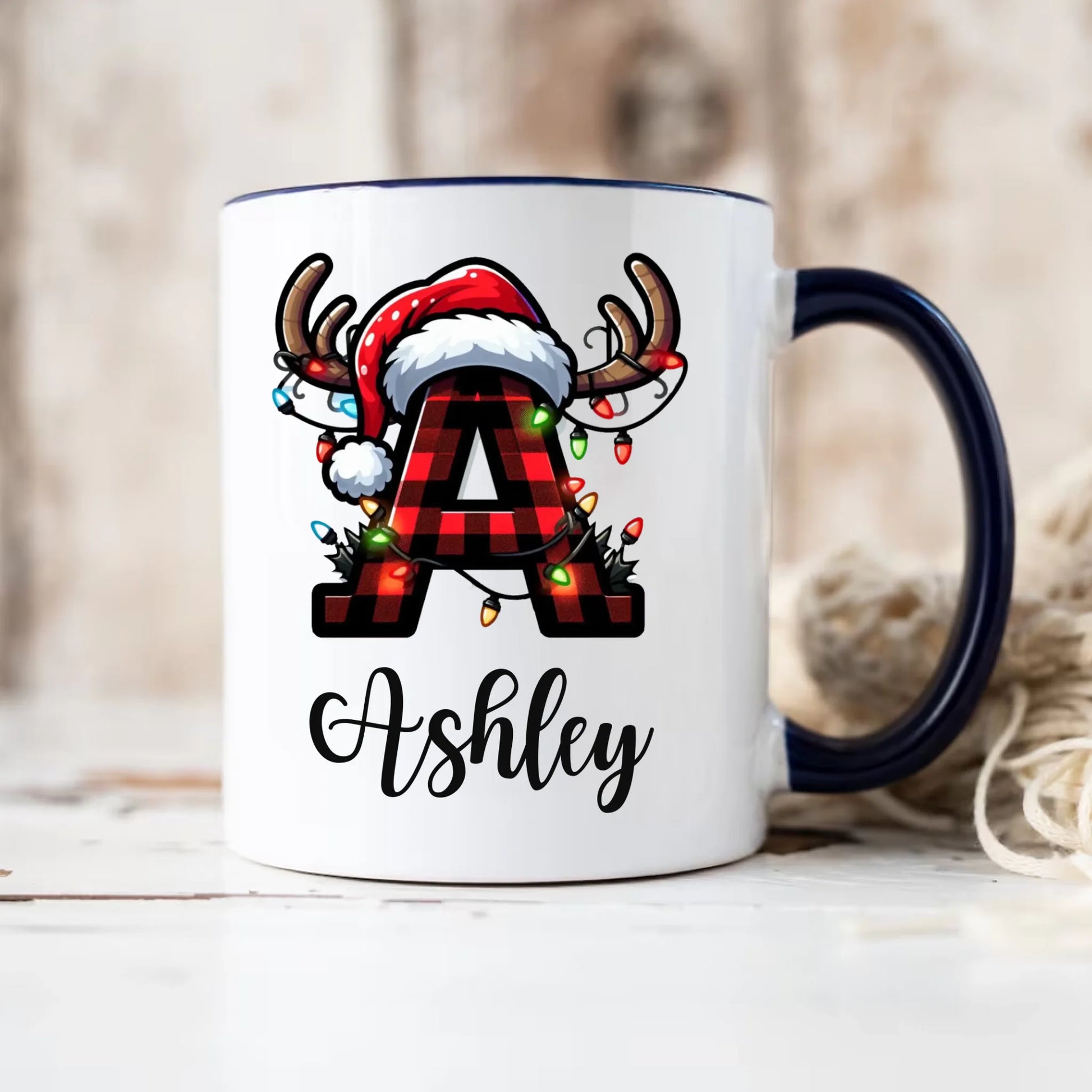 Dark Navy-Accent-Mug
