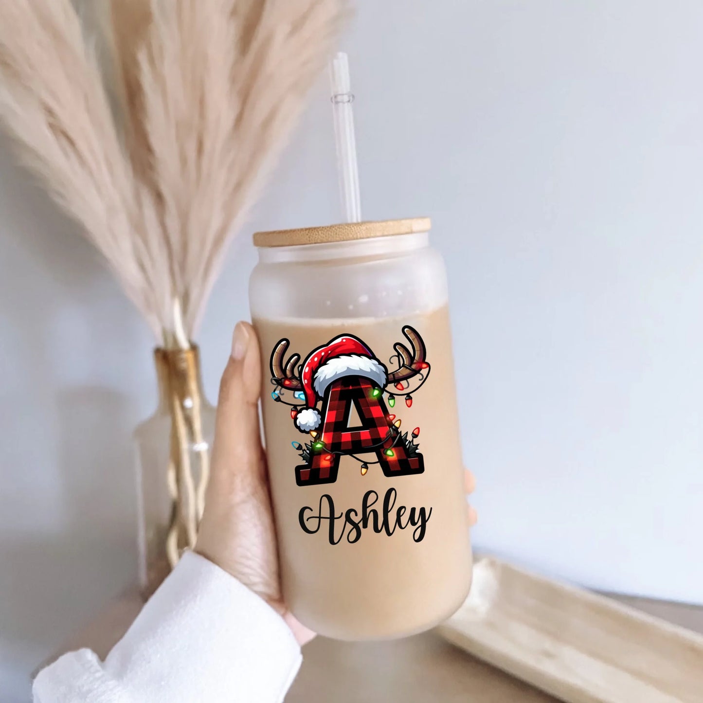 Frosted Glass Can -9