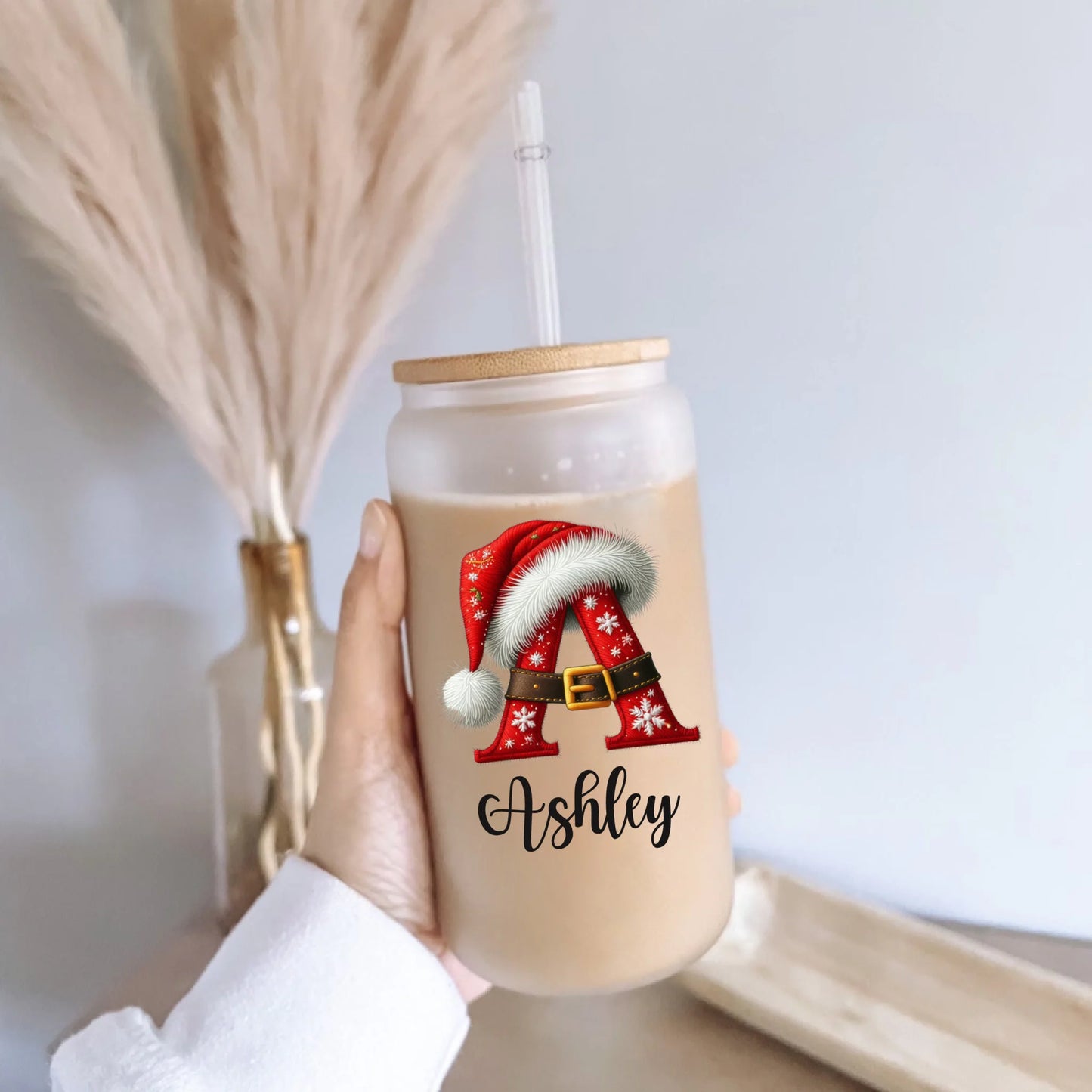 Frosted Glass Can -9