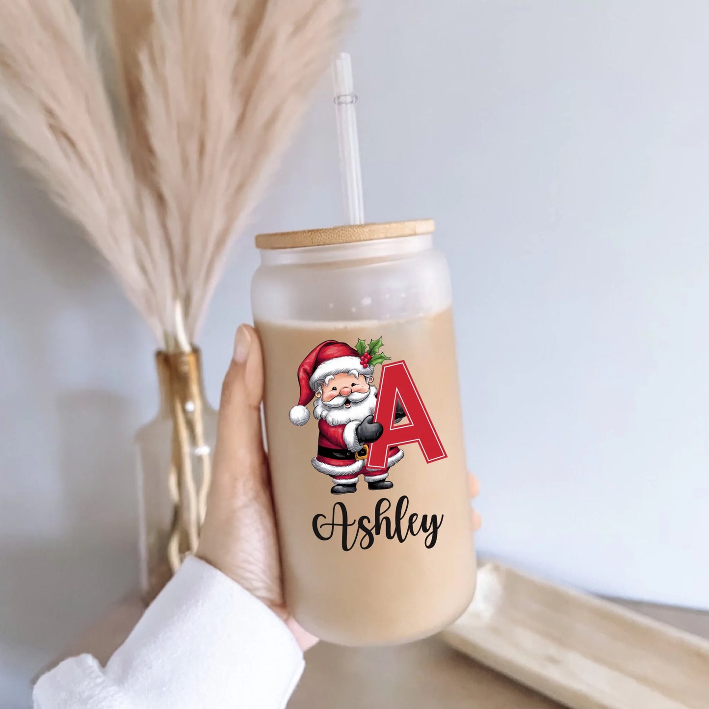 Frosted Glass Can -9