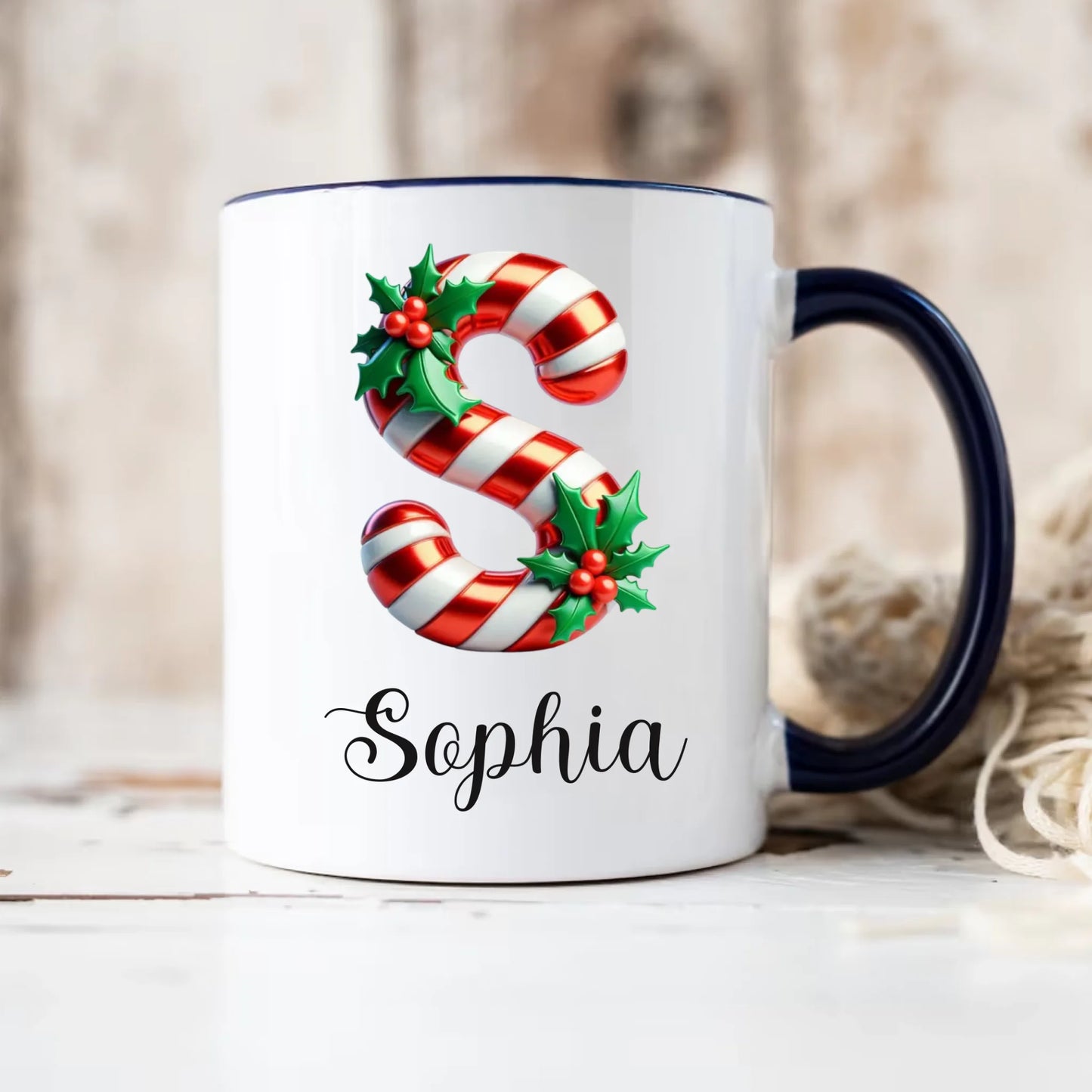 Dark Navy-Accent-Mug