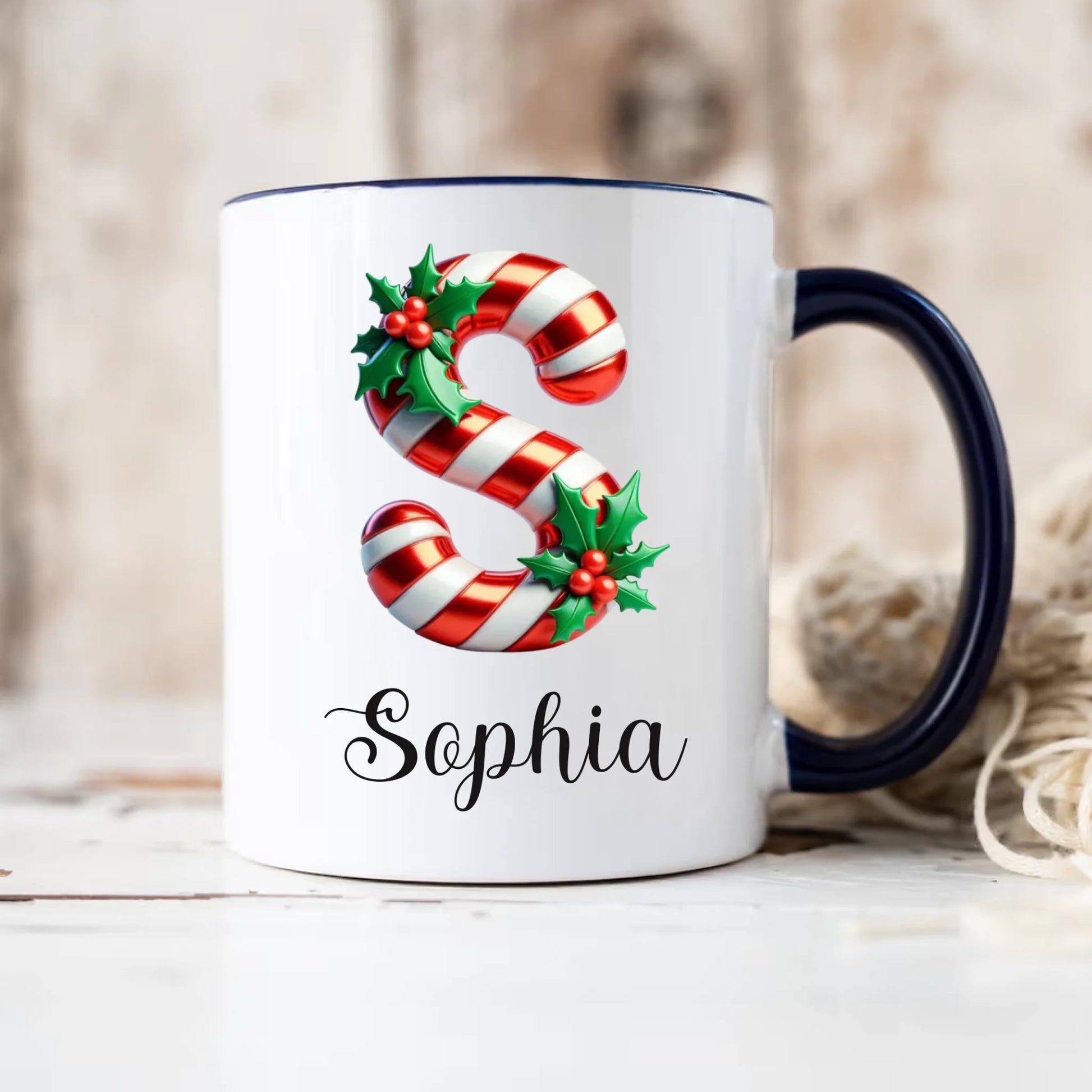 Dark Navy-Accent-Mug