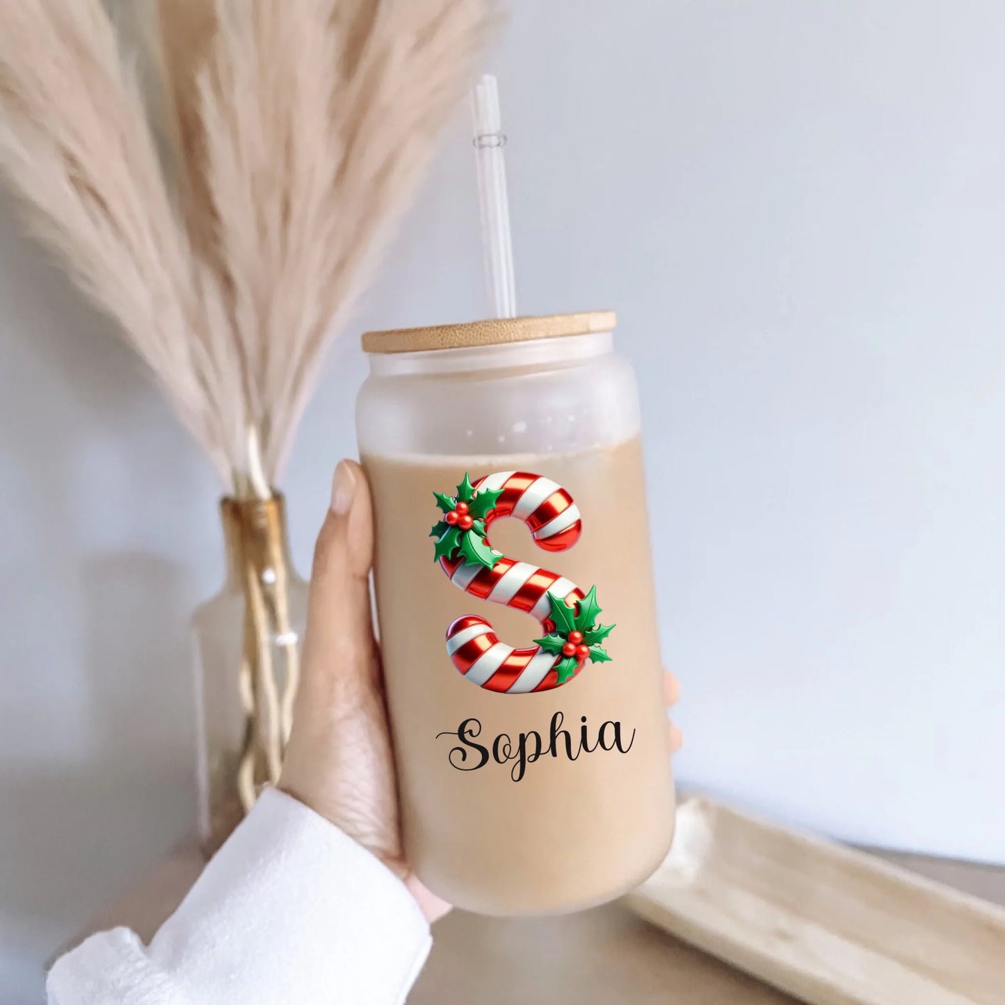 Frosted Glass Can -9