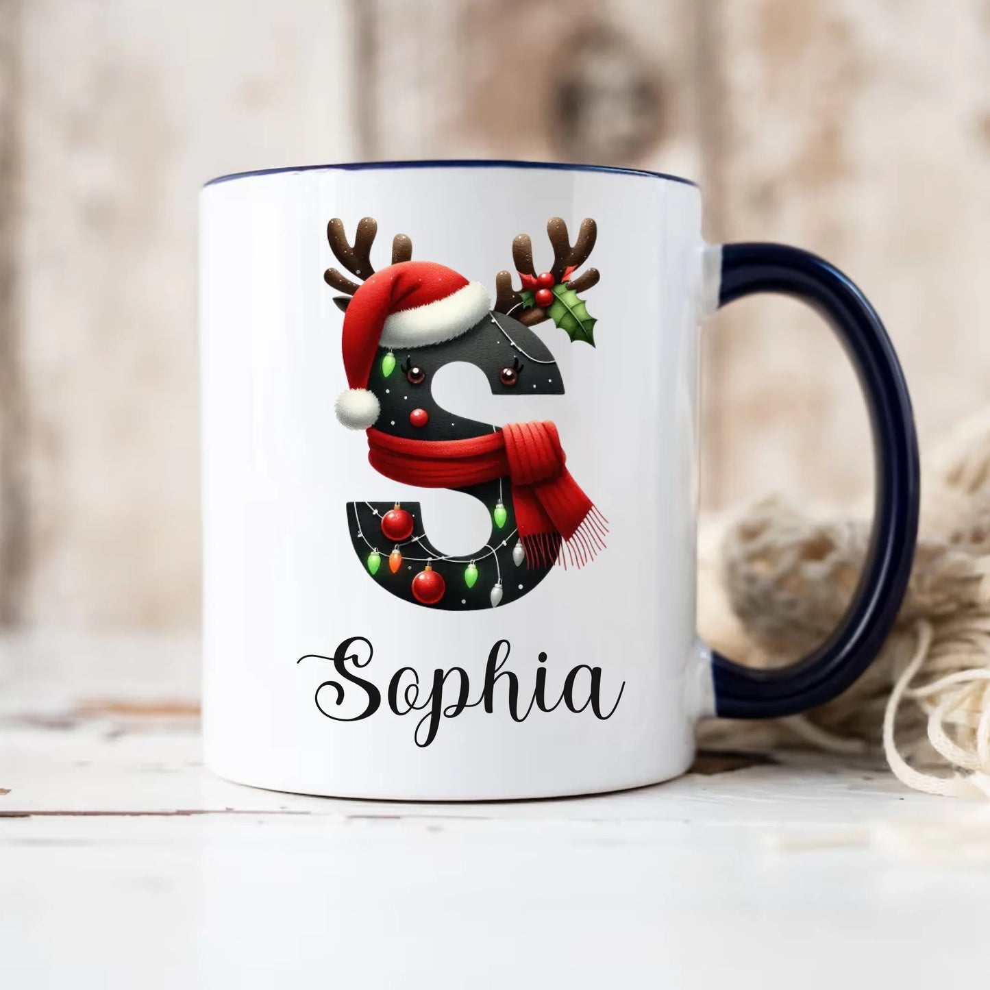 Dark Navy-Accent-Mug