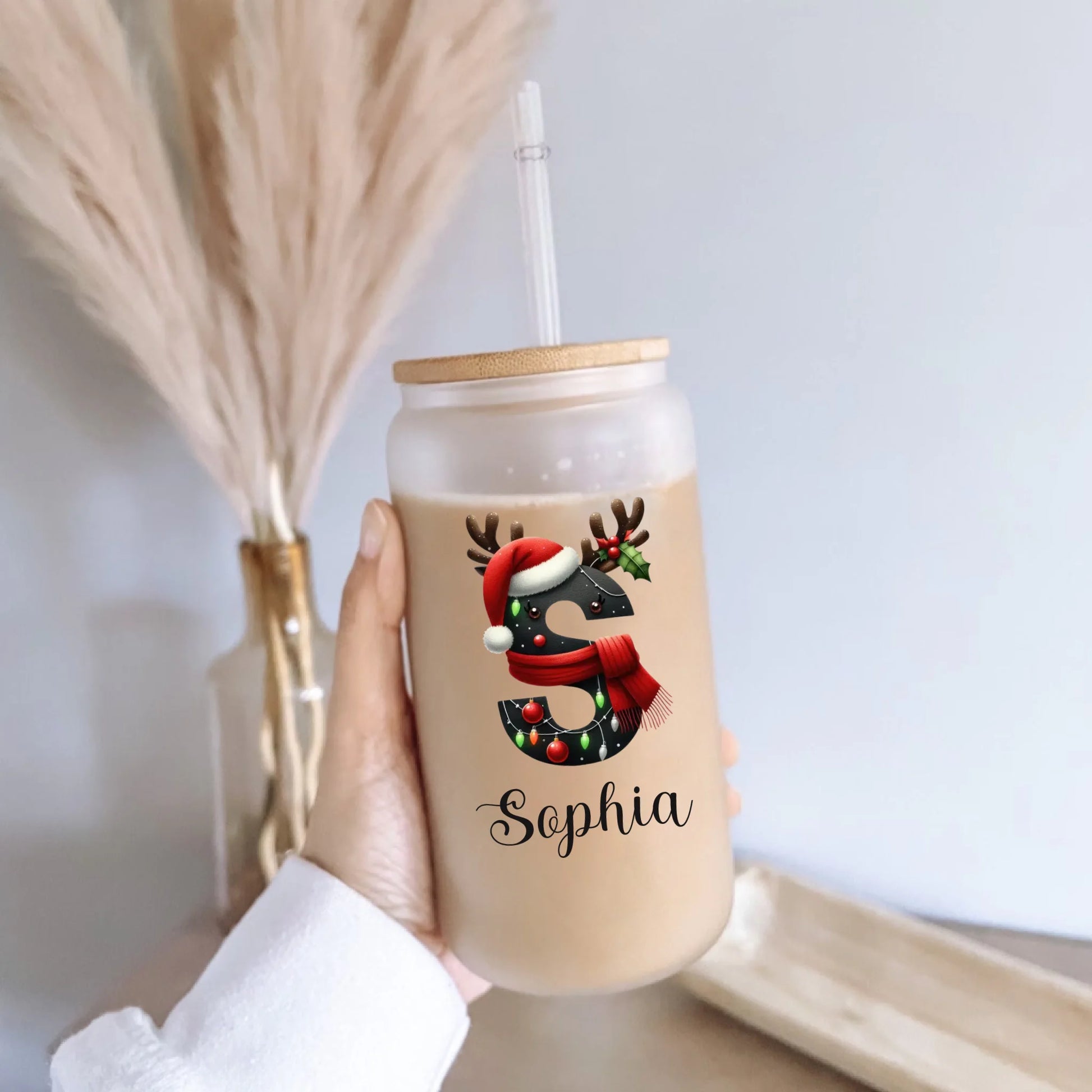 Frosted Glass Can -9