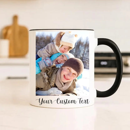 Black Accent Mug - Mockup