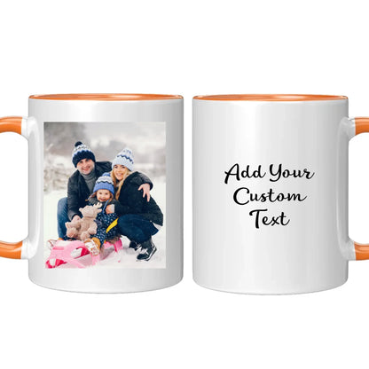 Orange Accent Mug