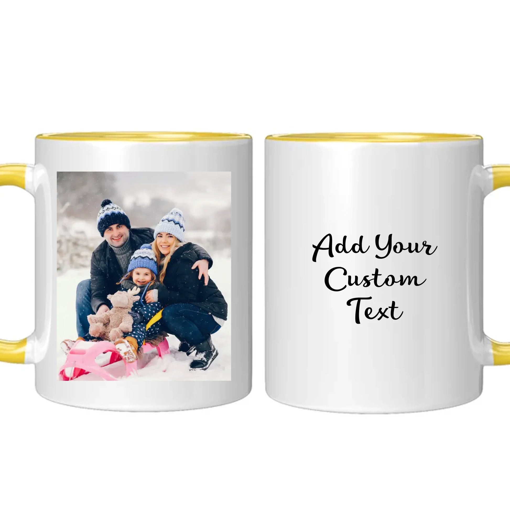 Yellow Accent Mug