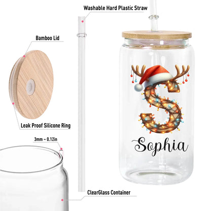 12oz Clear Glass Can-5-size