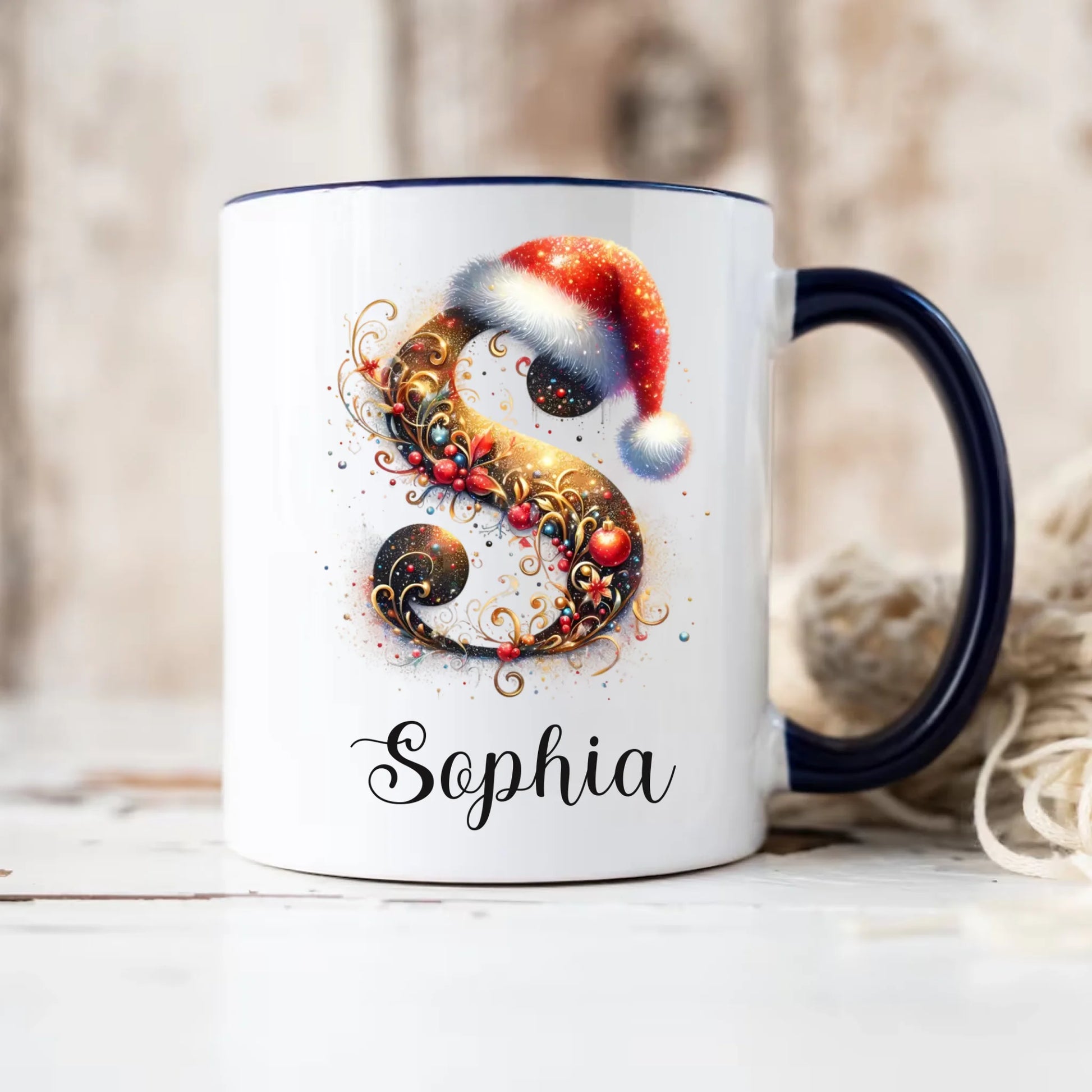 Dark Navy-Accent-Mug