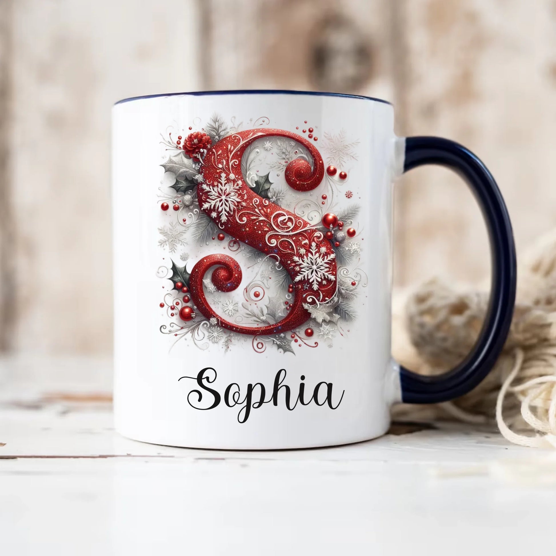 Dark Navy-Accent-Mug