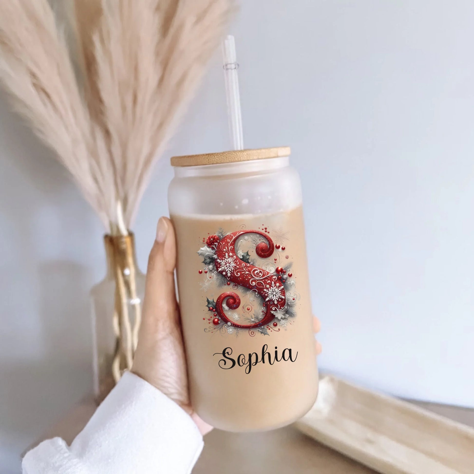 Frosted Glass Can -9