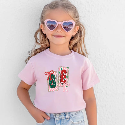 Toddler Cotton T-Shirt-Light Pink