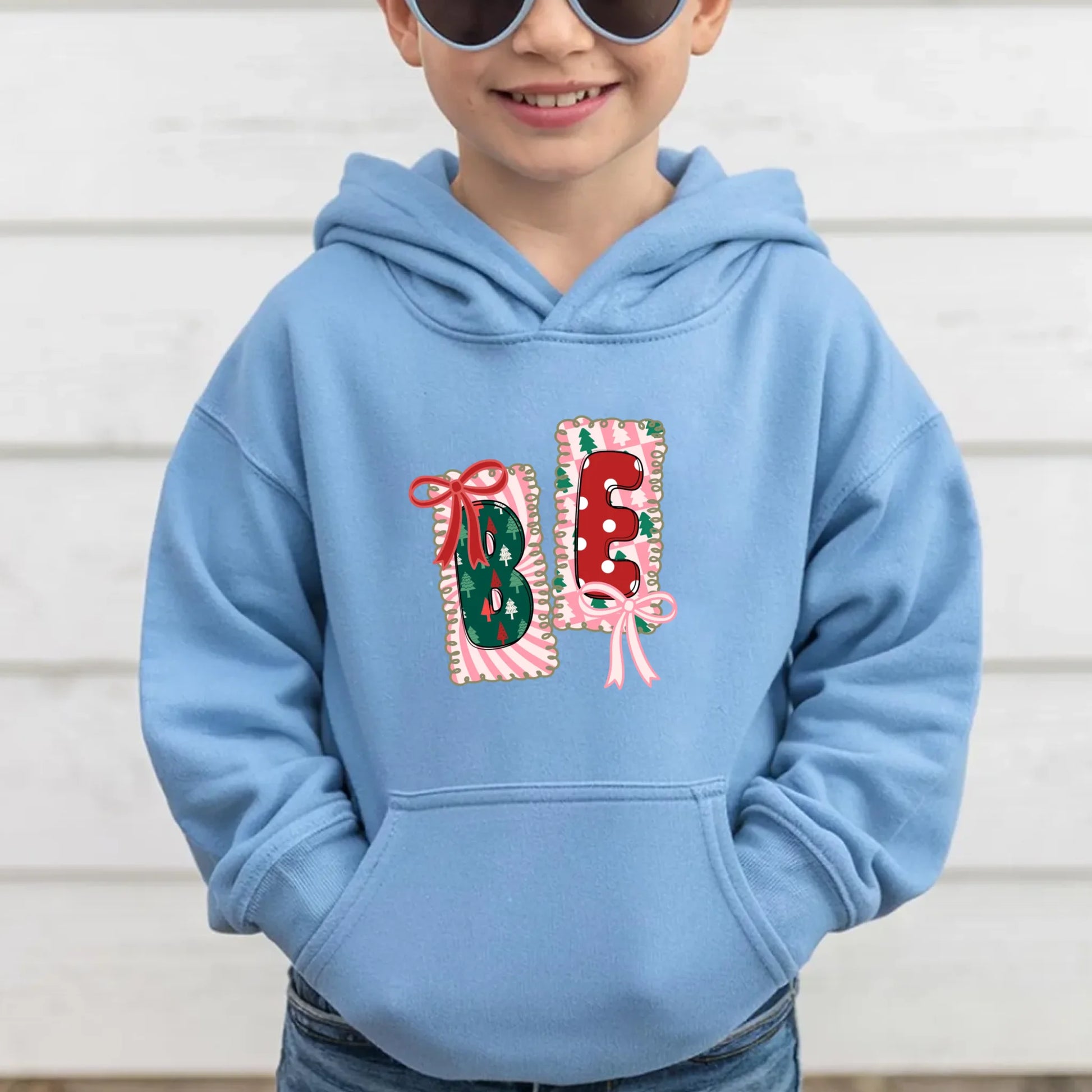 Light Blue Kid Hoodie