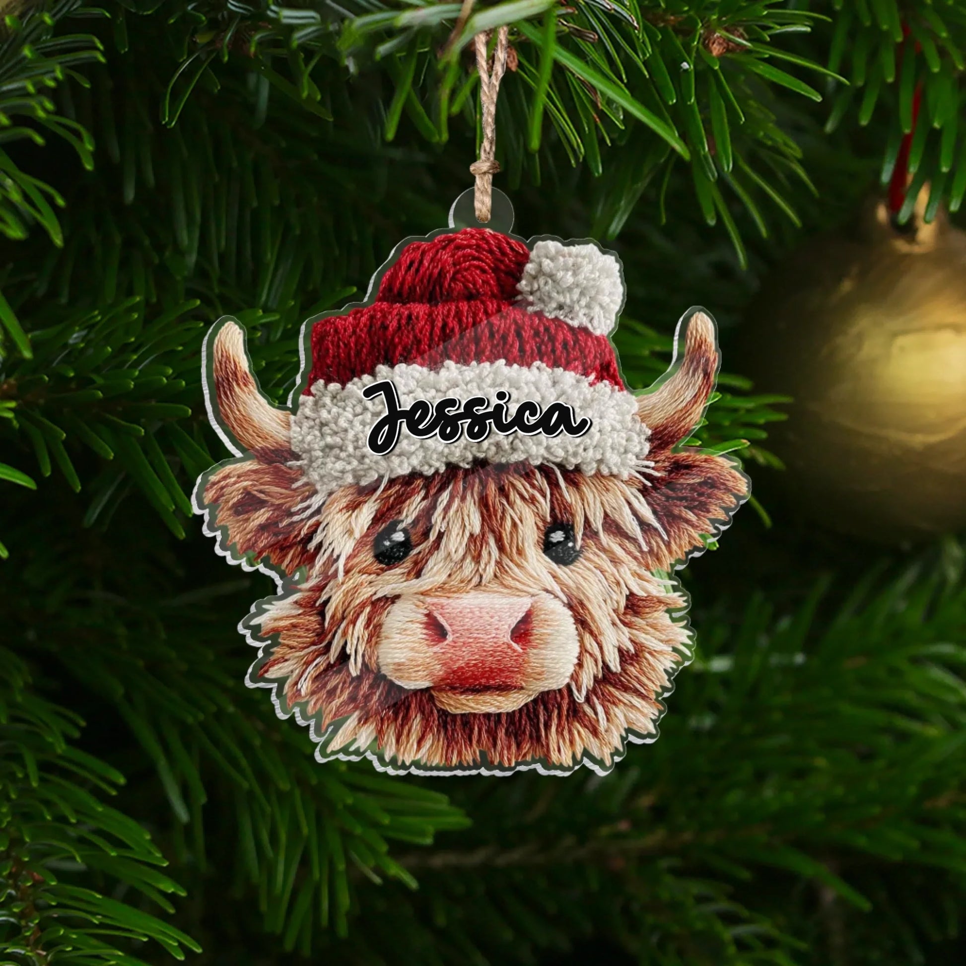 Highland Cow Ornament-2