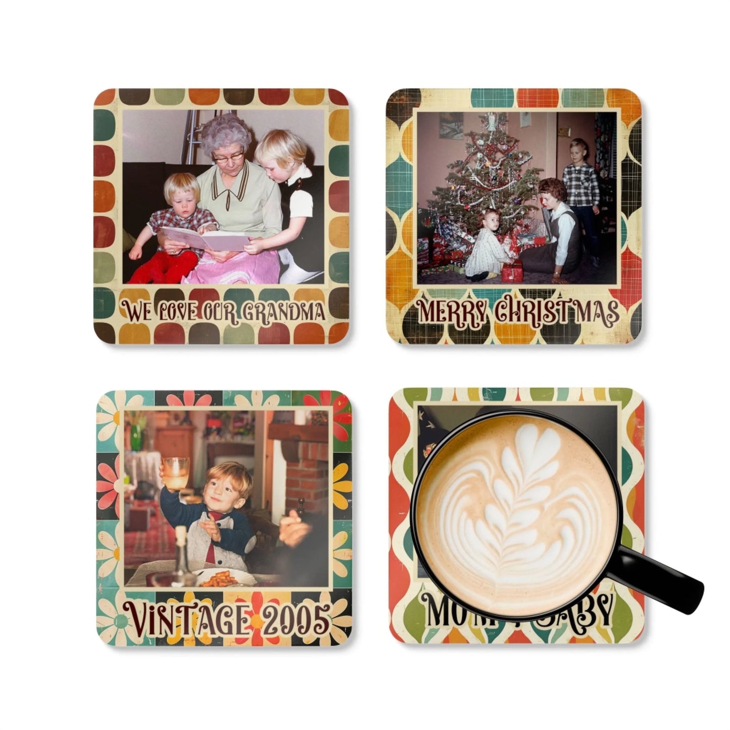 Vintage-Coaster-1set