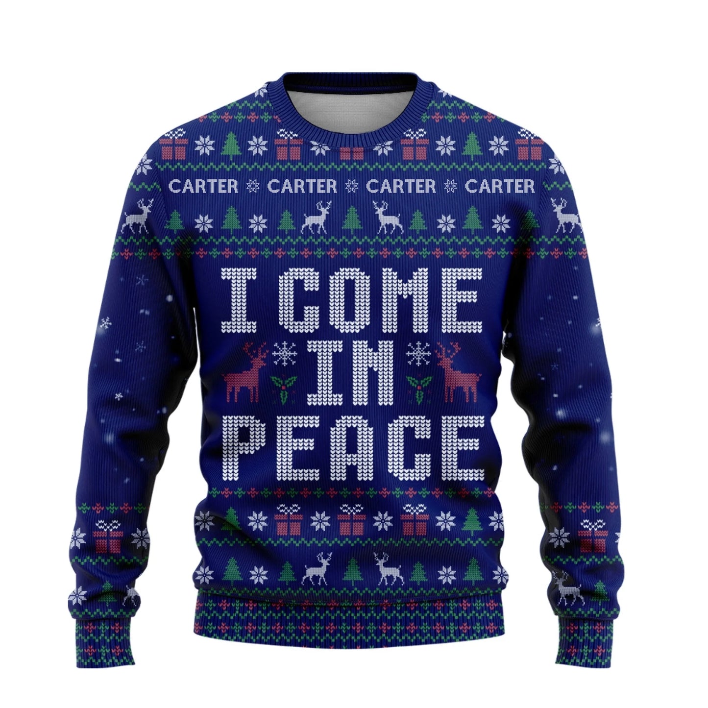 I Come In Peace-Navy 