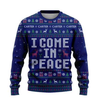 I Come In Peace-Navy 