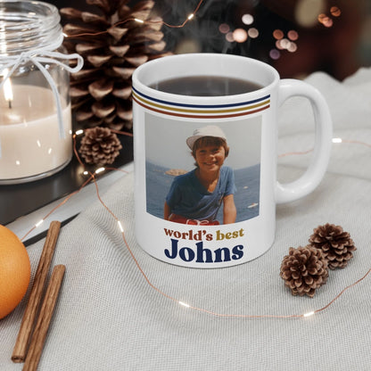 Custom Retro Photo 70s Mug For Him – Vintage Personalized Vintage Photo & Name Mug for Dad-4
