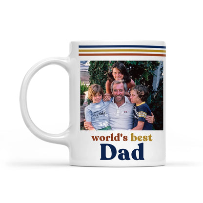 Custom Retro Photo 70s Mug For Him – Vintage Personalized Vintage Photo & Name Mug for Dad-12