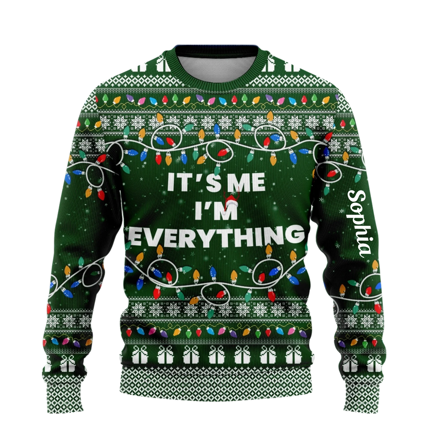 I Have Everything I Want For Christmas Sweater – It's Me I'm Everything Sweater – Couple Matching Ugly Sweater-33