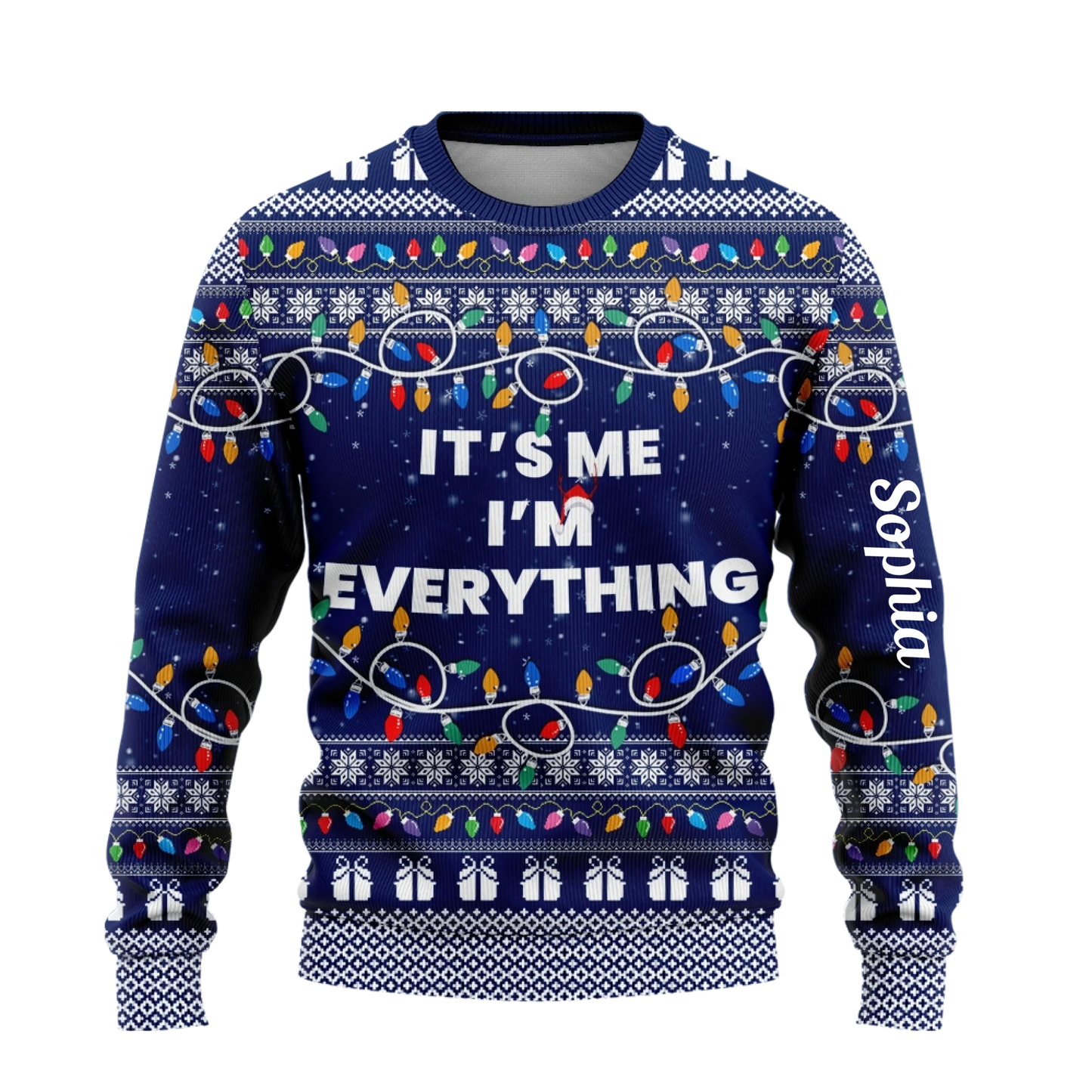 I Have Everything I Want For Christmas Sweater – It's Me I'm Everything Sweater – Couple Matching Ugly Sweater-22