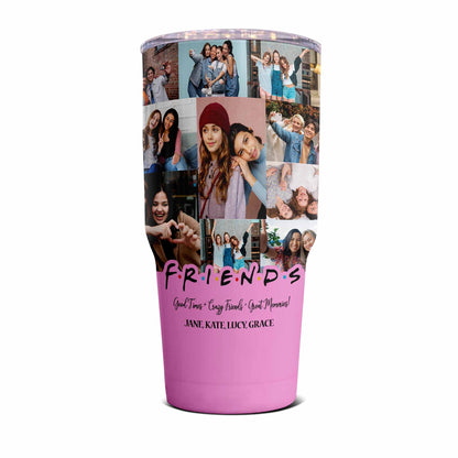 Best Friend BFF Gift From Photo Collage on Personalized Large Tumbler for Bestie