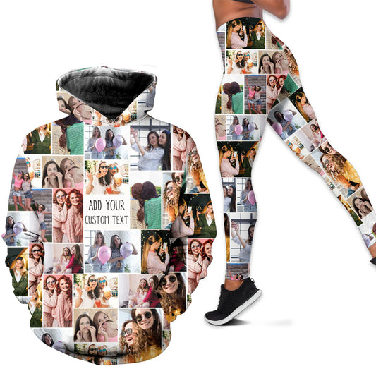 Create Your Own Combo Hoodie and Leggings with Collage Photo & Text