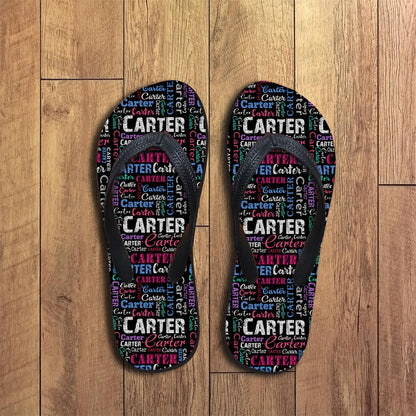 Create Your Own Flip Flop with Name on it