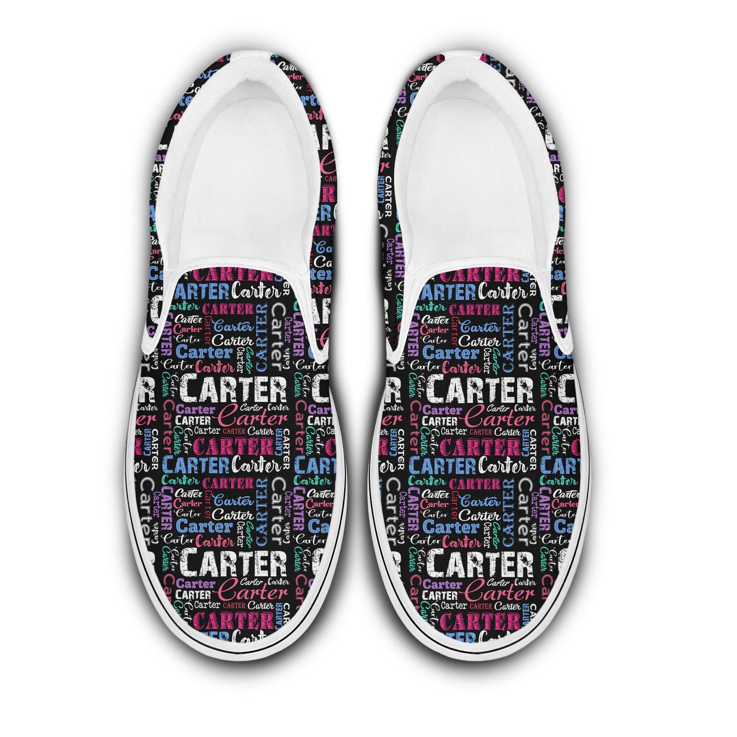 Create Your Own Personalized Slip-on Shoes with Your Name