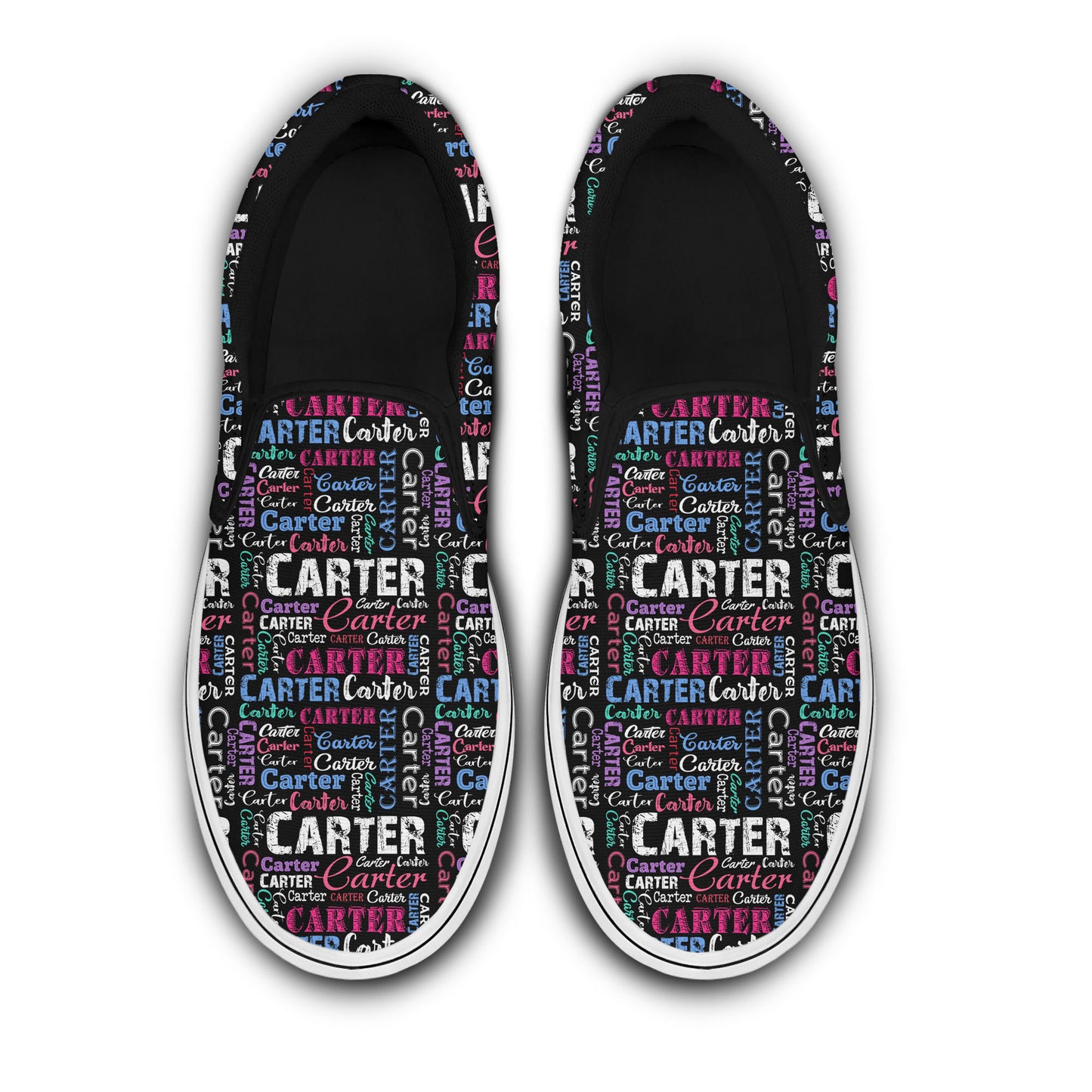 Create Your Own Personalized Slip-on Shoes with Your Name