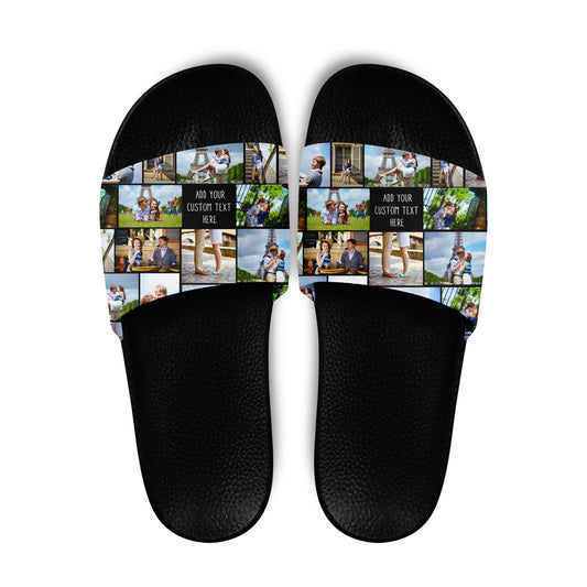 Create Your Own Slide Sandals with Collage Photo & Text