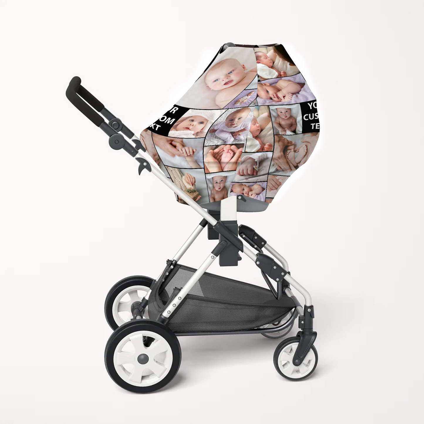 Custom Photo Baby Multi-Use Cover – Create Your Own Baby Multi-Use Cover with Collage Photo & Text