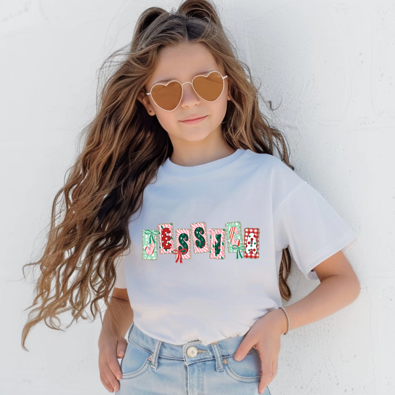 Custom Name Christmas Shirts – Personalized Christmas Tee – Christmas Festive Holiday Shirts