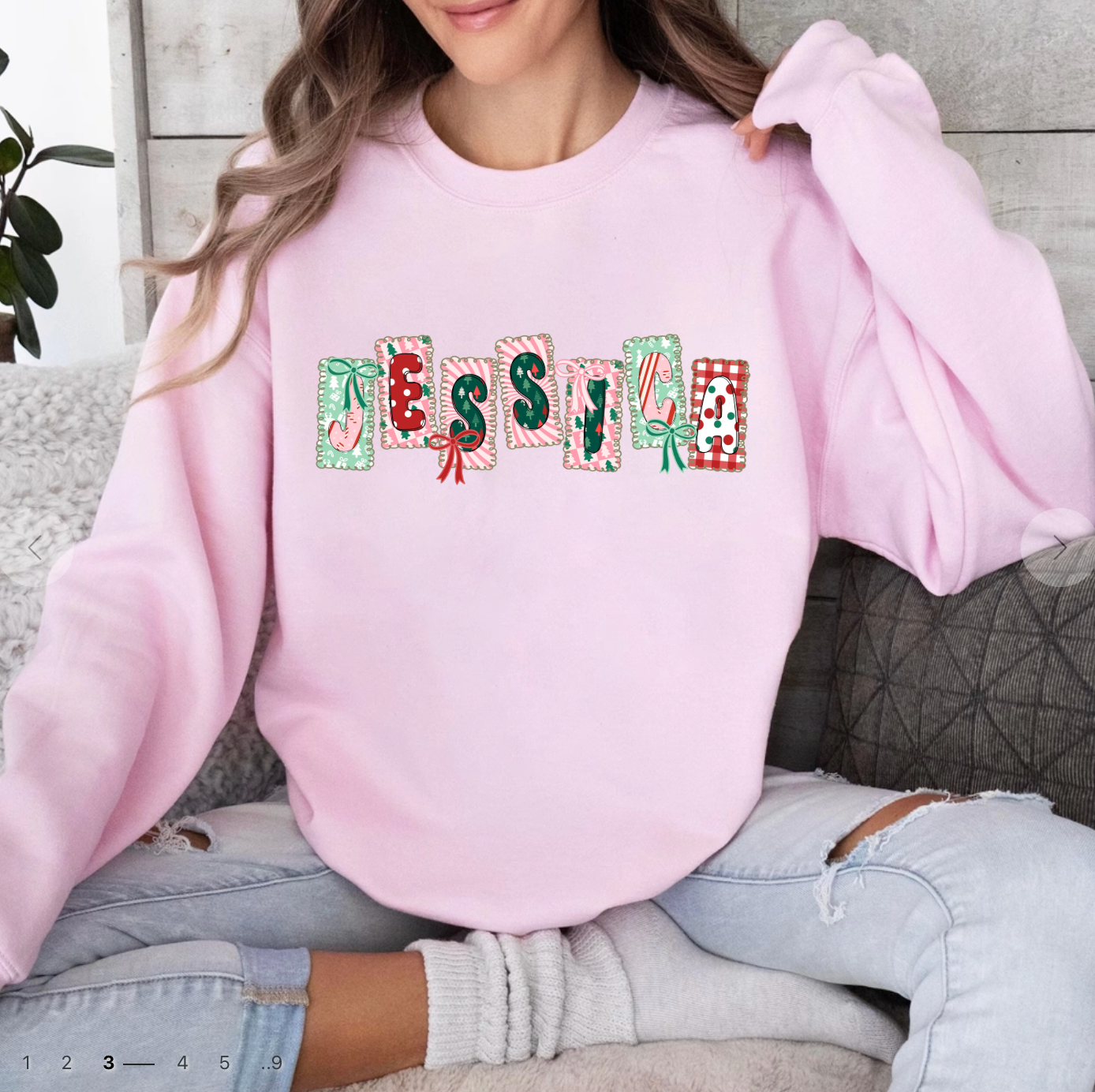 Custom Name Christmas Shirts – Personalized Christmas Tee – Christmas Festive Holiday Shirts