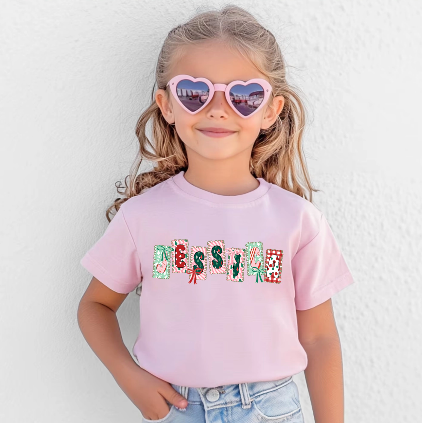 Custom Name Christmas Shirts – Personalized Christmas Tee – Christmas Festive Holiday Shirts