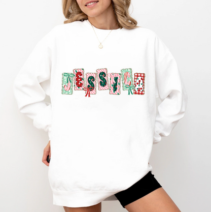 Custom Name Christmas Shirts – Personalized Christmas Tee – Christmas Festive Holiday Shirts